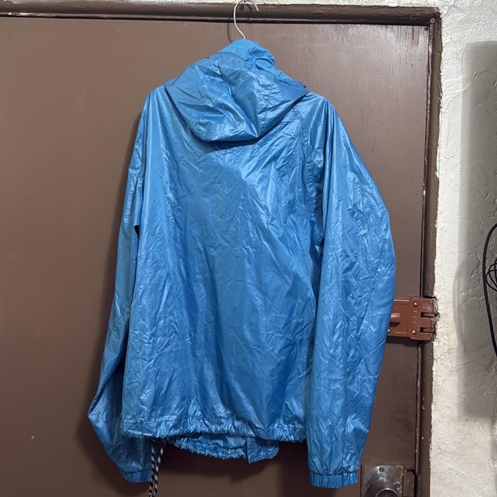 BOSS by Hugo Boss Men's Coslo Aqua Jacket Blue Hooded Windbreaker Jacket - Picture 2 of 6